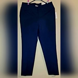 Crown & Ivy women's NWT navy slacks. Size 10 Perfect!
